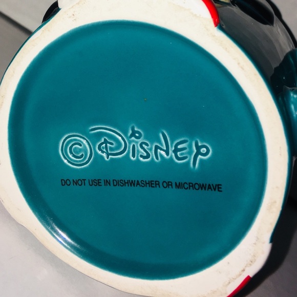 Vintage Disney Mickey Mouse Blue 3D Expression Mug - Picture 5 of 5